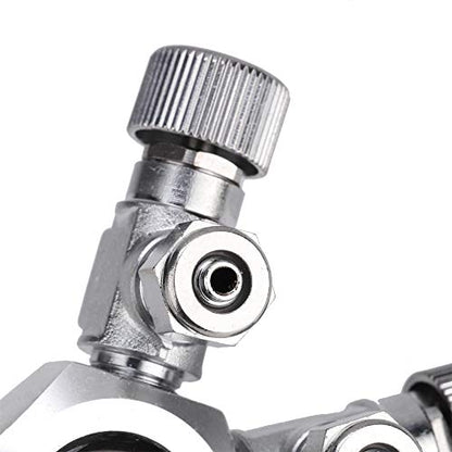 Zerodis CO2 Splitter Multi Ways Distributor CO2 Multi Pass Splitter Aquarium Regulator CO2 Splitter Valve for Fish (4 Ways)