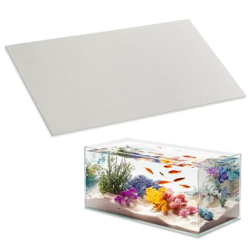 Aquarium Leveling Mat, 15 x 30 Inch Under Tank Pad, 6mm Thick Non-Slip Shockproof Fish Tank Cushion, Waterproof, Easy to Cut, Gray - color: Gray, size: 15 x 30in