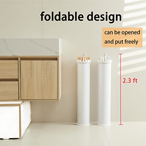 JOOM Clothes Drying Rack, Clothing Stand, Foldable Laundry Drying Rack - color: Wooden Tripod, size: Standard