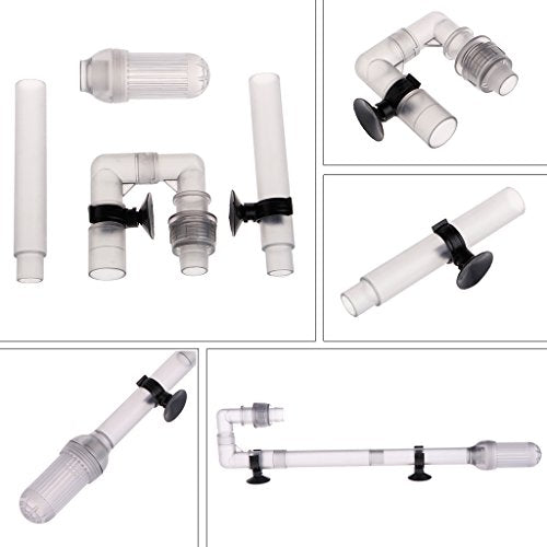Canister Intake Inlet Tube Fish Tanks External Filter Replacement Accessories with Strong Suction Cups