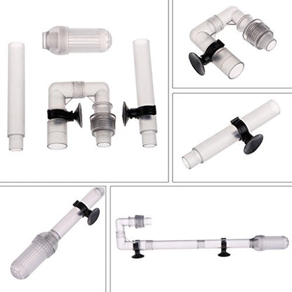 Canister Intake Inlet Tube Fish Tanks External Filter Replacement Accessories with Strong Suction Cups