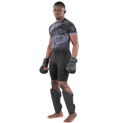 Mytra Fusion Shin Guards Artificial Leather MMA Shin Guards Muay Thai, Training, Sparring, Kickboxing, Martial Arts Shin Guards - size: Small