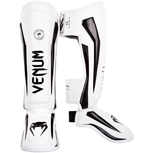 Venum Elite Standup Shin Guards - color: Khaki/Black, size: Large