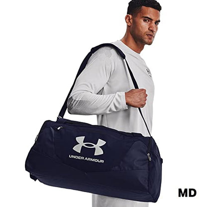 Under Armour Undeniable 5.0 Duffle - color: Midnight Navy (410)/Metallic Silver, size: Small (40L)