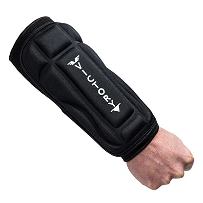 Martial Arts Forearm Armor Guards - MMA - Padded Arm Sleeves - size: Small