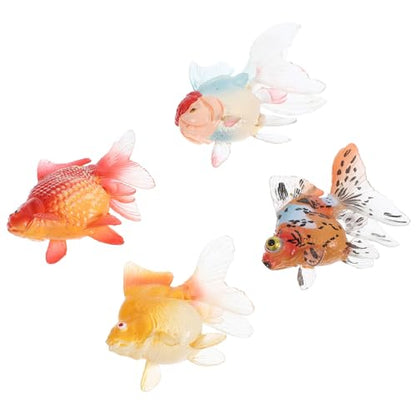 Toyvian Safe Lightweight Plastic Fish Model Toys Goldfish Simulation for Boys and Girls Education