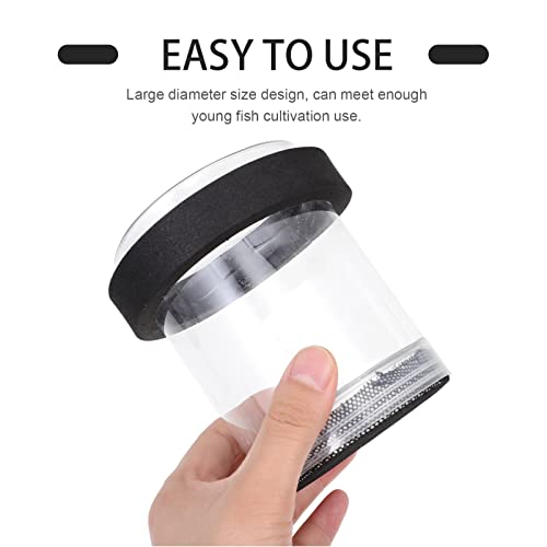 balacoo Fish Breeding Box Fish Tank Hatchery Incubator Holder Aquarium Box Round Floating Parenting Box for Shrimp Guppy Fry Clownfish A