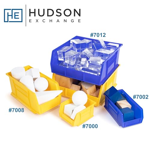 HE HUDSON EXCHANGE 11" x 5.5" x 5" Plastic Stackable Storage Bin, Blue - color: Blue, size: 1 Pack