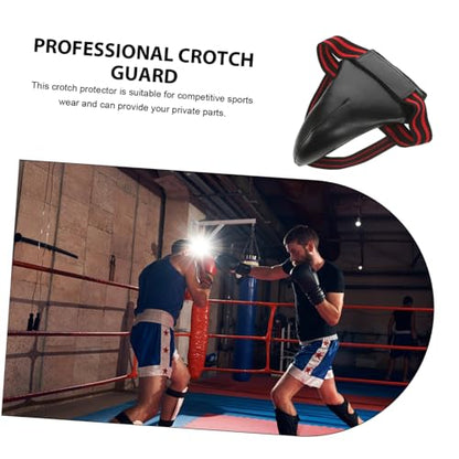 Professional Groin Protector Black Breathable for Martial Arts Training