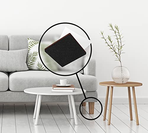 Slipstick GorillaPads Non Slip Furniture Pads/Gripper Feet Floor Protectors (Set of 16) Premium 2 Inch Square Self Adhesive Rubber Pads for Furniture Legs, Black, CB153-16 - size: 2" Square x 16