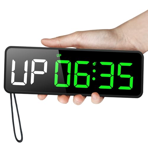 Acedeck Portable Gym Timer Clock: Fitness Digital Clock with Strong Magnet - color: Green