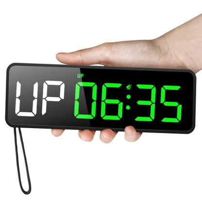 Acedeck Portable Gym Timer Clock: Fitness Digital Clock with Strong Magnet - color: Green