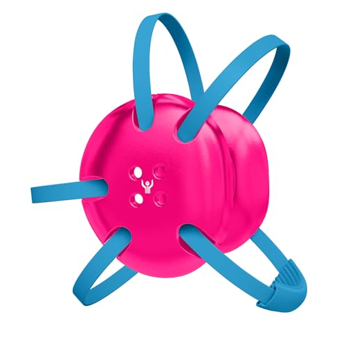 Wrestling Classic Headgear Earguard Adult Grappling Head Gear | Adjustable Ear Guards Powder Blue Straps - style: Pink w/ Powder Blue Straps