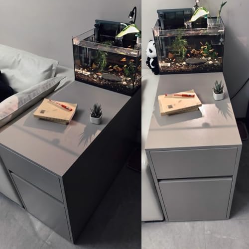Aquarium Cabinet, Turtle Tank Base Cabinet, Home Living Room Stand Height: 70cm/27.6in Extra-Strong Load Capacity, Multi-Tier Storage(C,LxW50x25cm/19.7x9.8in) - color: C, size: LxW50x25cm/19.7x9.8in