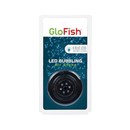 GloFish Blue LED Bubbler, Aquarium Lights With Air Stone For Fish Tanks