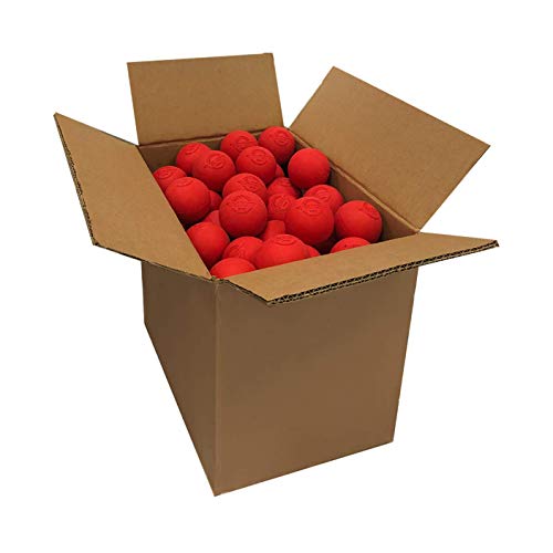 Velocity Lacrosse Balls - 60 and 120 Packs - for Practice, Official NFHS and College Approved Size - color: Red, size: 120 Balls, style: Practice Ball