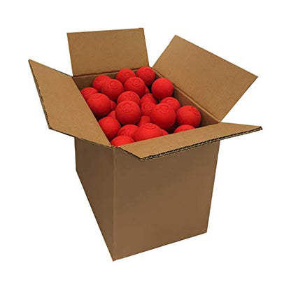 Velocity Lacrosse Balls - 60 and 120 Packs - for Practice, Official NFHS and College Approved Size - color: Red, size: 120 Balls, style: Practice Ball