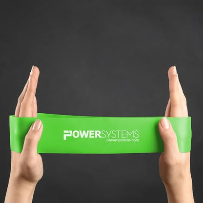 Power Systems Versa Loops Commercial Grade Resistance Bands, Exercise Loop Bands Kit for Working Out, Elastic Bands for Physical Therapy, Strength, and Fitness Training at Home or Gym