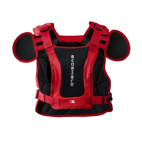 EvoShield Pro-SRZ™ 2.0 Baseball Catcher’s Chest Protector - color: Scarlet, size: Intermediate