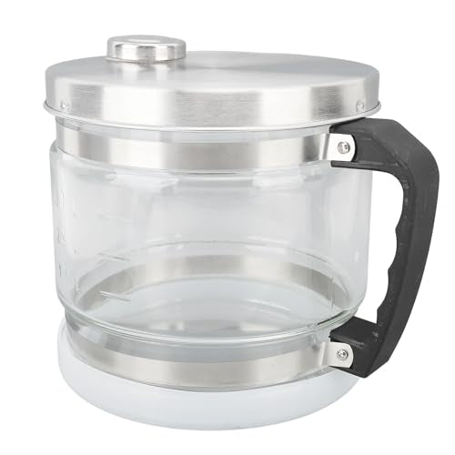 4L 1 Gallon Water Distiller Replacement Glass Carafe, Home Beauty Water Distiller Glass Jar Collection Bottle, Distilled Water Container for Majority