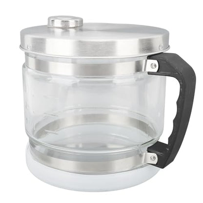 4L 1 Gallon Water Distiller Replacement Glass Carafe, Home Beauty Water Distiller Glass Jar Collection Bottle, Distilled Water Container for Majority