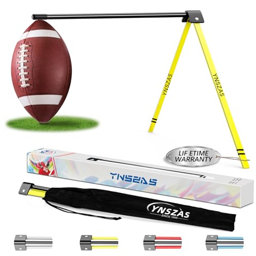 𝙉𝙀𝙒 Football Kicking Tee, Portable Field Goal Kicking Holder Stand, Kickoff Tee Compatible with All Football Sizes, Football Training Practice Equipment for Adult & Youth - color: Yellow, size: 1 PCS