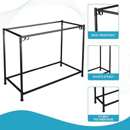 65 Gallon Double Aquarium Stand (2 Stands in 1), Fish Tank Stand, Bird Cage Stand, 38.5" W x 33" H x 18.5" D
