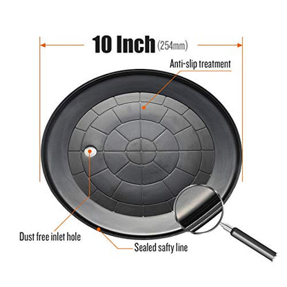 IMT 10" Metal Suction Cup for Glass, Vacuum Pump Suction Cups to Lift Large Glass, with Metal Handle and Brass Pump, 265lbs Load Capacity - size: 10"