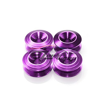 Purple Bumper Quick Release Fasteners for Car Bumpers Trunk Fender Hatch Lids Kit - color: PURPLE