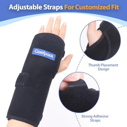 Wrist Ice Pack for Carpal Tunnel, Reusable Hot Cold Therapy Hand Ice Pack Wrap Wrist Ice Brace for Hand Surgery, Rheumatoid, Tendinitis, Swelling, Injuries, Pain Relief