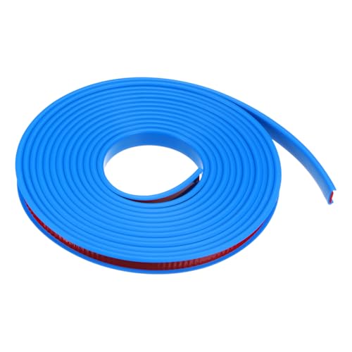 HARFINGTON U-Shape Edge Banding 15/32" x 20ft (12mm x 6M) Self Adhesive TPE Flexible Veneer Tape Soft Edge Strip Protector for Furniture Cabinet Table Protection Repair, Blue - color: Blue, size: 15/32" (12mm)