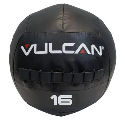 VULCAN Soft Medicine Ball – Durable High-Performance Weighted Exercise Ball for Core Workouts, Wall Ball Throws, Squats, and Partner Drills | Ideal for Home Gym and Functional Fitness Training - style: 6 lb Medicine Ball