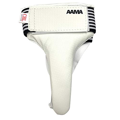 AAMA Athletic Martial Arts Taekwondo Men's and Women's Vinyl Groin Guard - size: XX-Large, style: Female