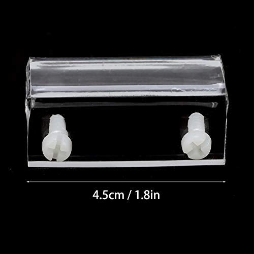 Rimless Aquarium Clips Aquarium Cover 13×9×4 4pcs Glass Cover Acrylic Clip Support Clamp Accessory for Aquarium Fish Tank