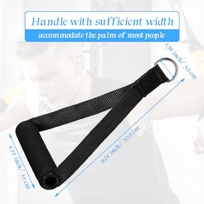 Sumind 16 Pcs Pcs Gym Resistance Bands Handles, for Exercise, Cable Machine