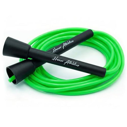 HONOR ATHLETICS Speed Rope, Skipping Rope - Best for Double Under, Boxing, MMA, Cardio Fitness Training Condition - Jump Rope - color: Neon Green