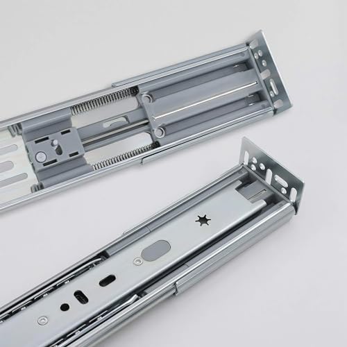 LONTAN Rear Mounting Brackets for Drawer Slide 5 Pairs B4502 Cabinet Bracket Drawer Track Guide Kitchen Replacement Parts for 1.77in(45mm) Width Furniture Gildes