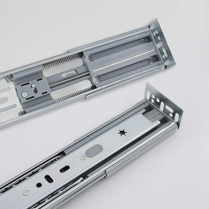 LONTAN 10 Pairs Rear Mounting Brackets for Drawer Slide Cabinet Bracket Drawer Track Guide Kitchen Replacement Parts for 1.77 inch Width Furniture Gildes