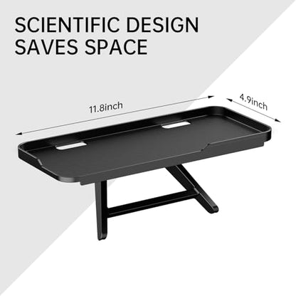 Adjustable Steel TV Top Shelf, Floating TV Stand, Universal Monitor Shelf for Soundbar, Game Console, Cable Box, Router Shelves (11.8 x 4.9 inch) - style: 11.8 x 4.9 inch