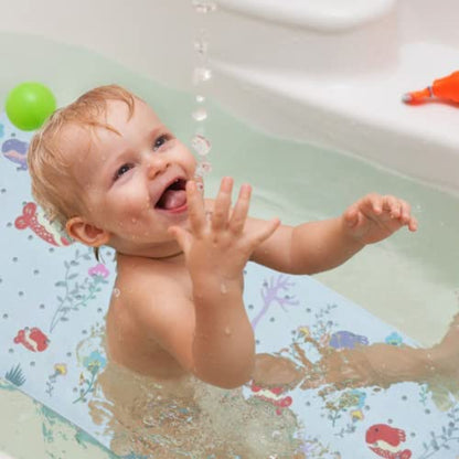 Kids Non Slip Bath Mat - Baby Bath Mat Non Slip - Bath Tub Mat Kids - Bathtub Mat Non Slip Baby - Baby Tub Mat - Baby Bath Mat for Tub - Anti Slip Shower Mat Kids - Bath Mat Toddler (Bath Aquarium) - color: Aquarium Print