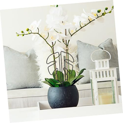 Monstera Leaf Shaped Plant Support Stake Reusable Plant Growth Stand for Enhanced Stability and Decoration Prevents Toppling for Indoor