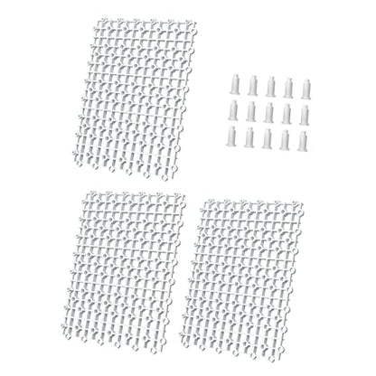 1set Fish Tank Bottom Isolation Tray Aquarium Divider for Breeding Separation Includes Filtering Plates Support