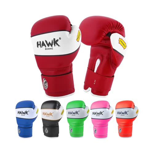 Kids Boxing Gloves for Kids Children Youth Punching Bag Kickboxing Muay Thai Mitts MMA Training Sparring Gloves - color: Red, size: 4 oz