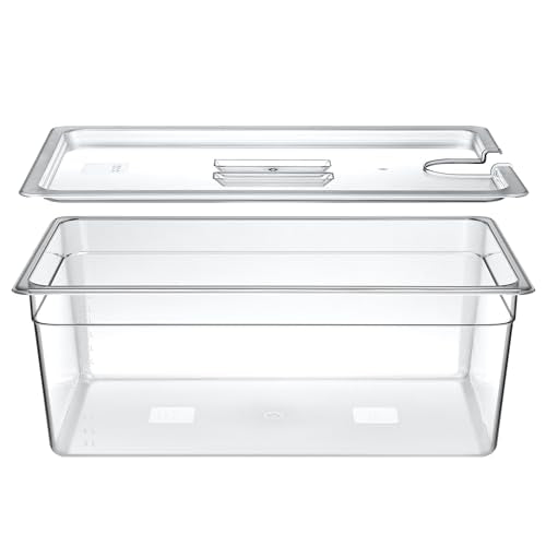 Sous Vide Container 26 Quart With Lid,BPA Free Complete Accessories For Anova and Most Sous Vide Cookers,Anova Container Kit - color: Large Sous Vide Container-without accessories