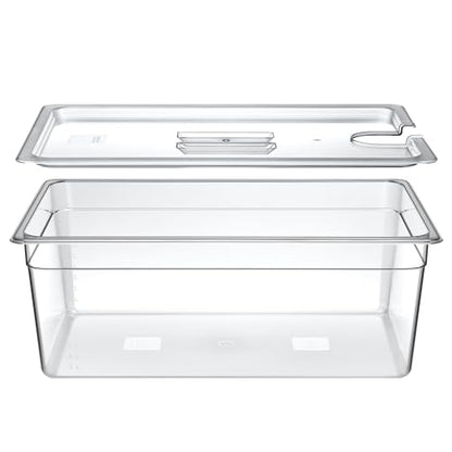 Sous Vide Container 26 Quart With Lid,BPA Free Complete Accessories For Anova and Most Sous Vide Cookers,Anova Container Kit - color: Large Sous Vide Container-without accessories