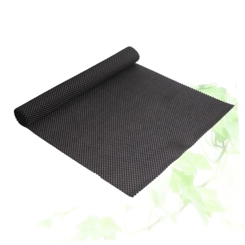Multipurpose Non Slip PVC Mat Large Grip Liner for Home Office Caravans More for Kitchen Cabinets and Shelves Black