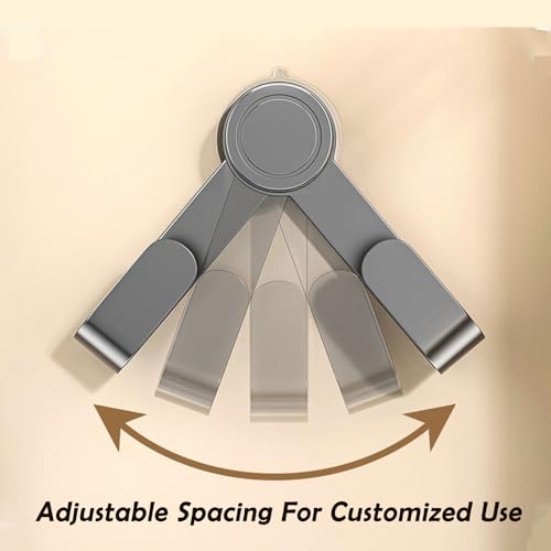 2PCS Adjustable Pot Lid Holder - Adjustable Adhesive Organizer for Cabinet & Wall, Heavy Duty Storage Rack for Pot Lids, Cutting Boards and Pans
