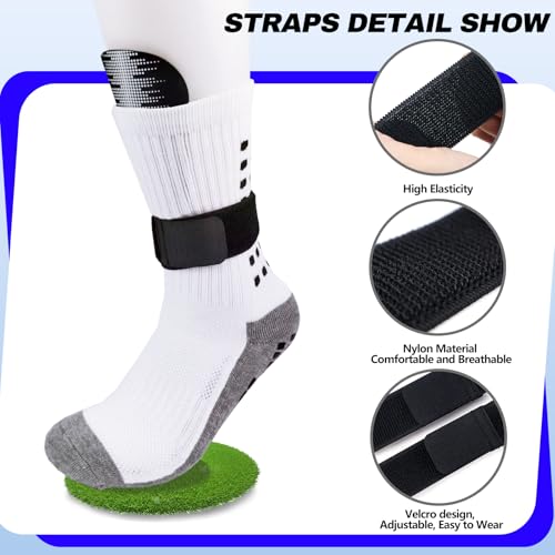 Mini Shin Guards Soccer Kids,Small Protective Gear with Fixed Straps - color: White Stars, size: S(H: 3.9 in,W: 2.4 in)