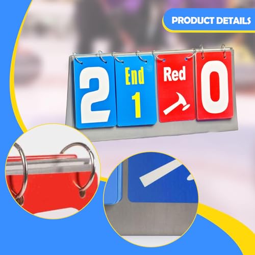 Tabletop Scoreboard Flip Number Score Board for Team Game Training