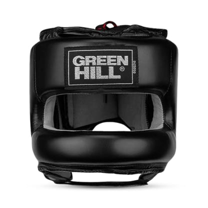 Green Hill Castle Boxing Headgear, Shock Absorption, Secure Fit,Boxing Gear | Boxing Head Guard, MMA Headgear, Muay Thai Headgear, Sparring Headgear, Boxing Protective Gear, Martial Arts Headgear